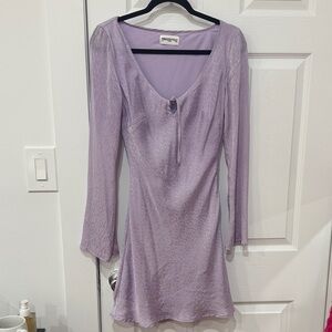 Princess Polly Lavender Long Sleeve Dress